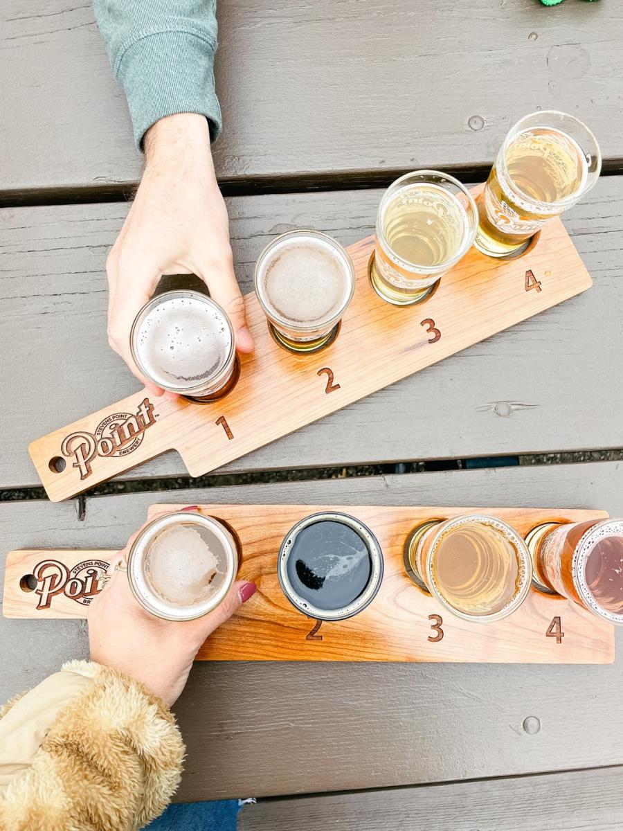 Stevens Point Brewery Beer Flight