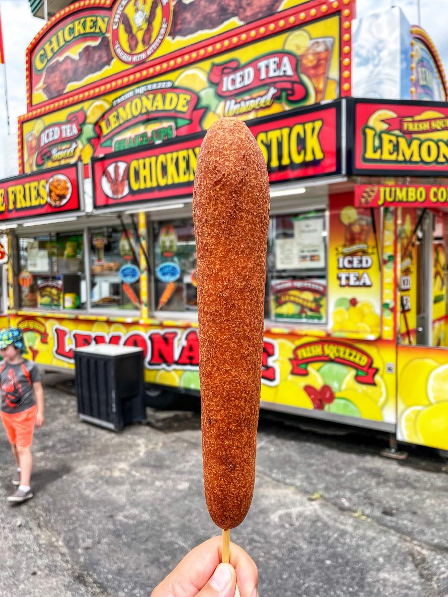 Corn dog at the Ozark Empire Fair