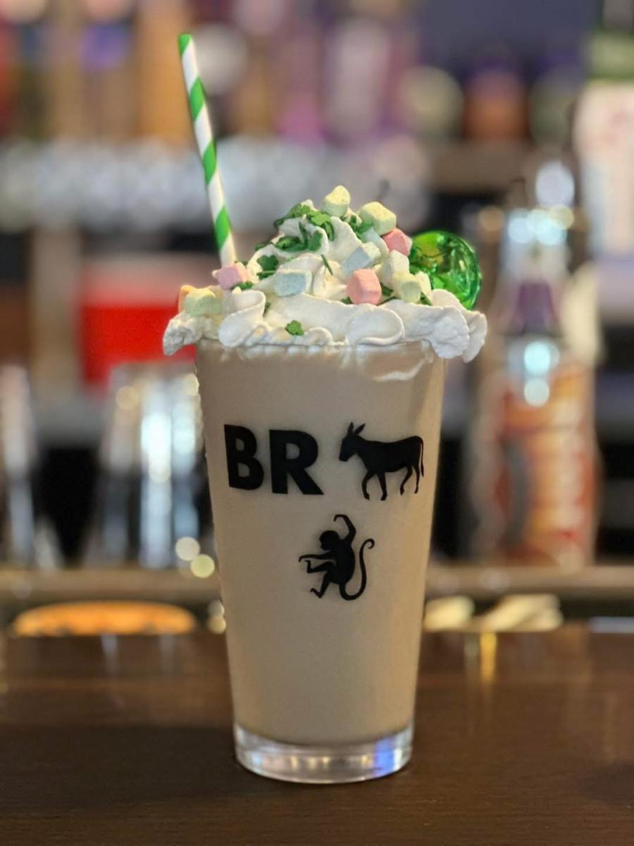 The Brass Monkey Draught Emporium's Frozen Irish Coffee