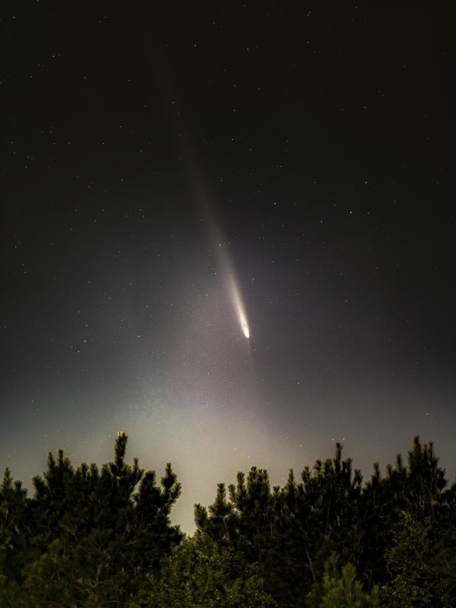 Comet photo by Derek Wohltmann