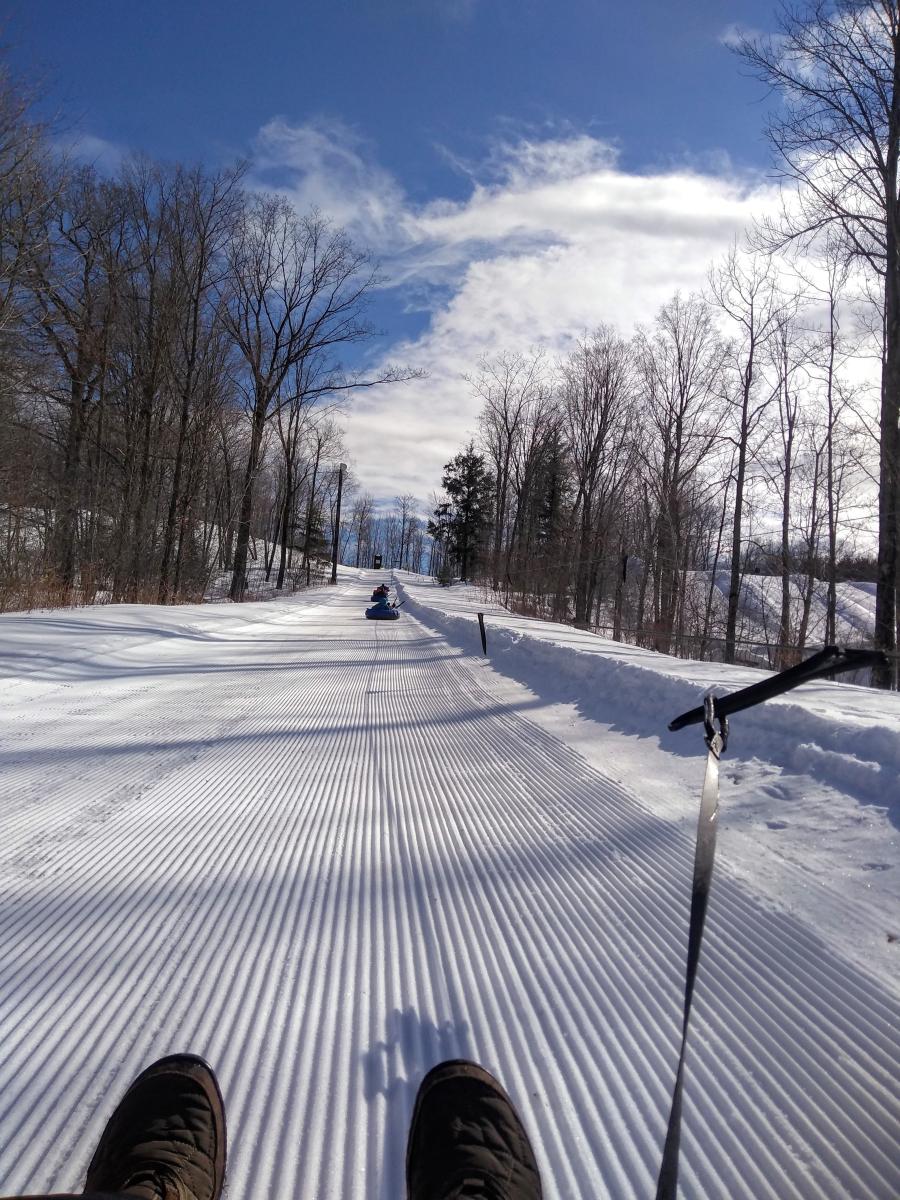 snow tubing