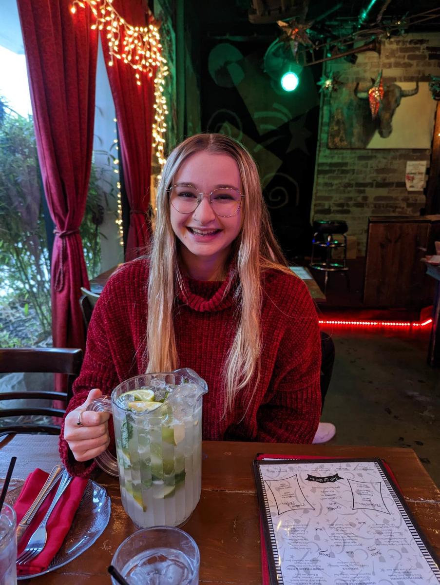 Woman With An Eclipse Di Luna Mojito Pitcher