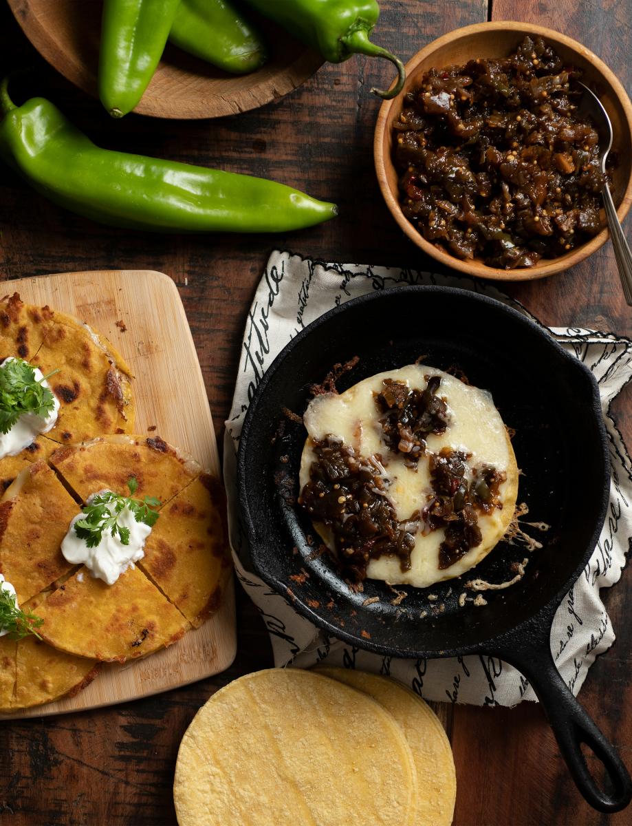 Chutney Quesadillas