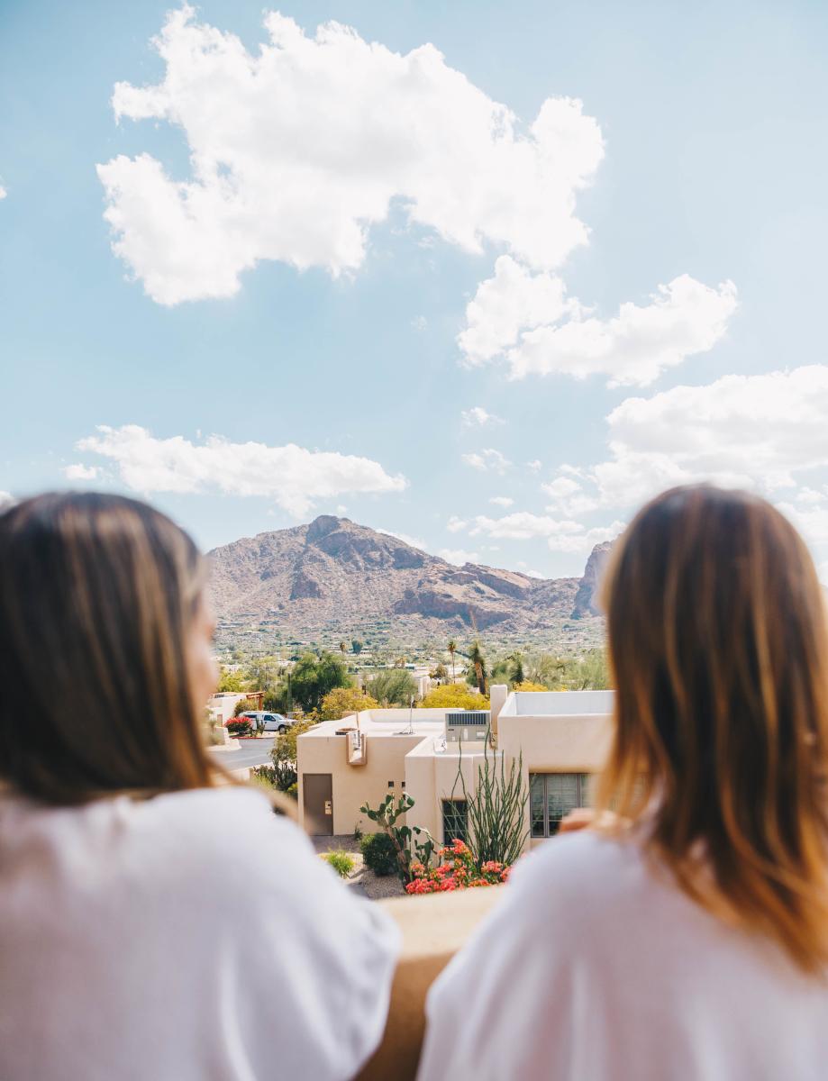 Balcony view from The Spa at Camelback Inn at JW Marriott Scottsdale Camelback Inn Resort & Spa