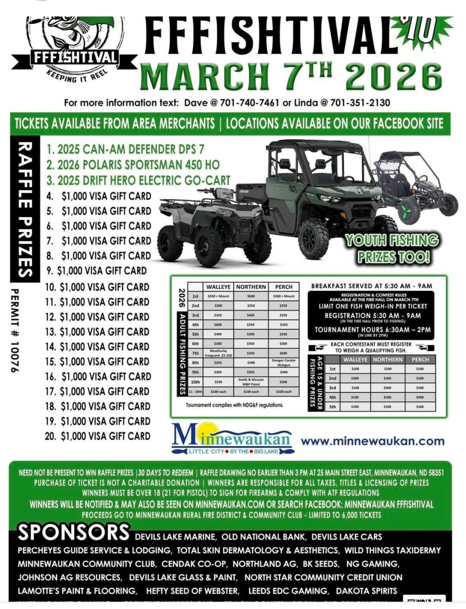 FFFishtival Prize flyer