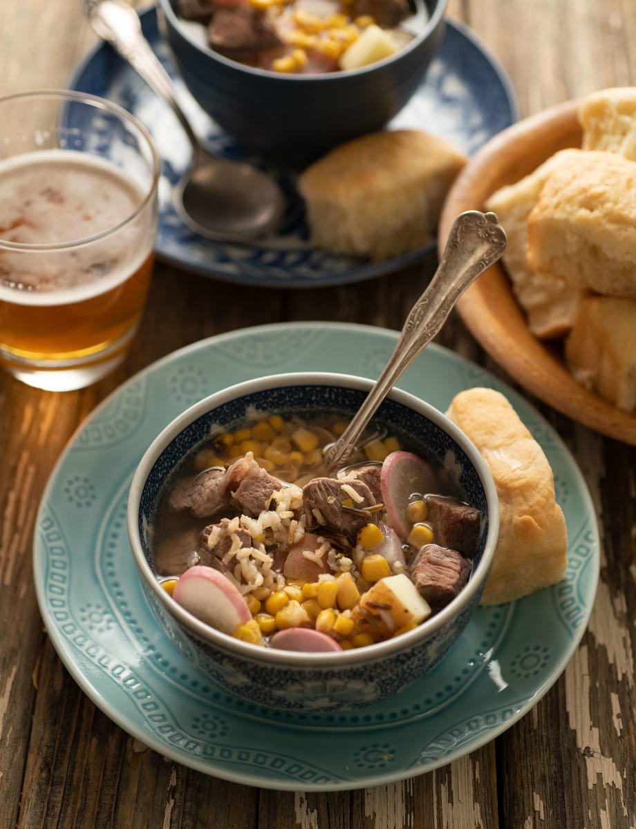 Bowl of Taos Pueblo Buffalo Stew