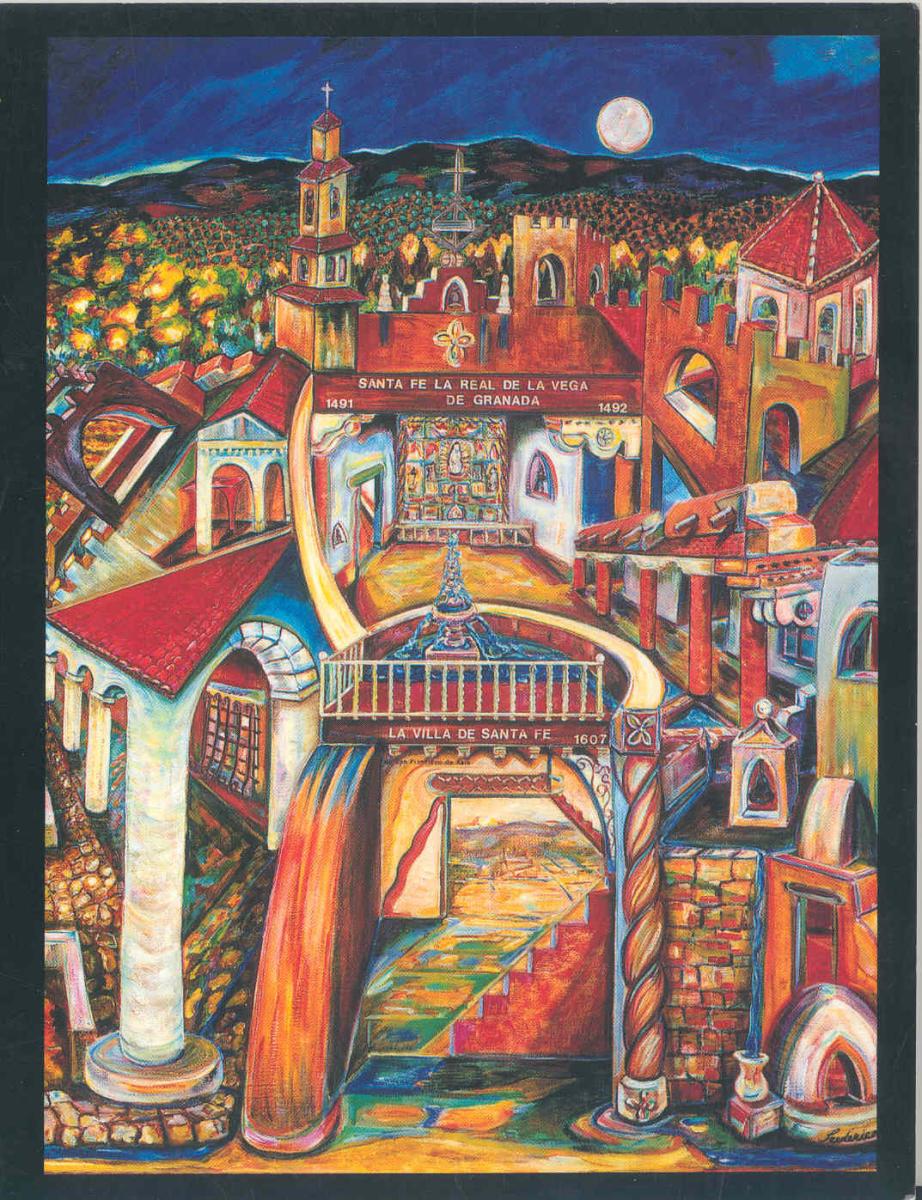 Santa Fe de la Vega, Spain and Santa Fe, New Mexico by Frederico Vigil