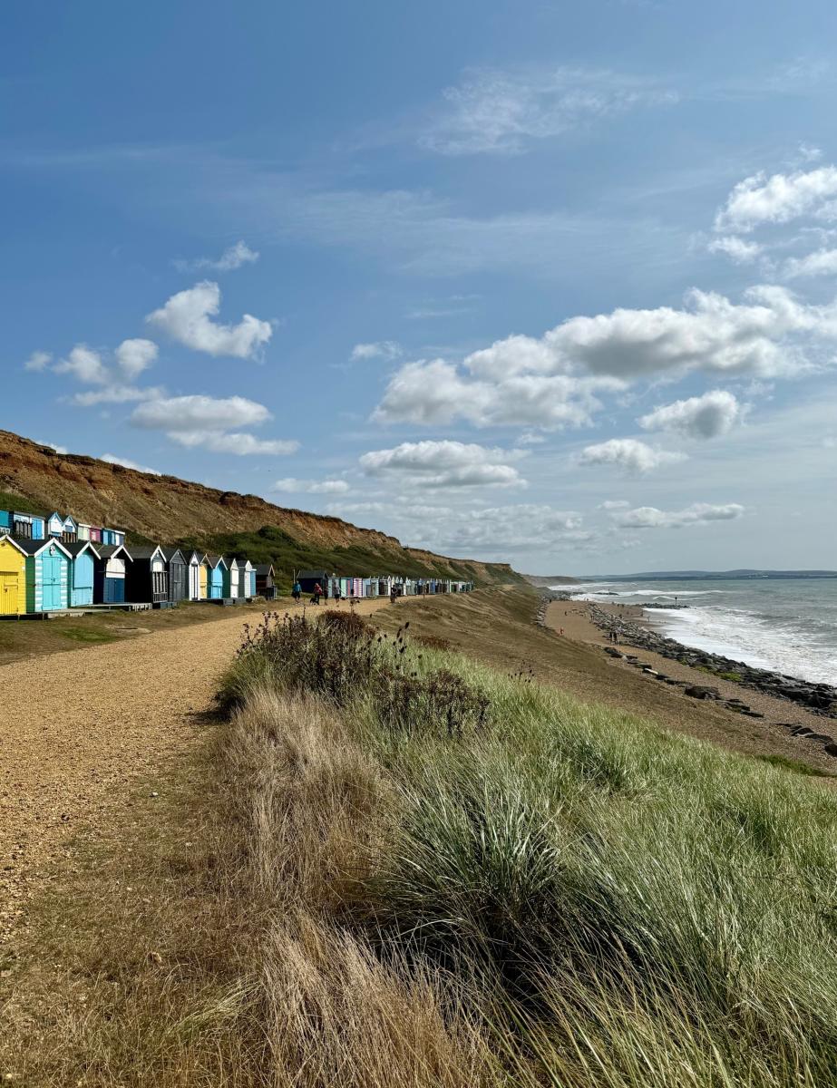 Barton on Sea - Seafront and beach huts
