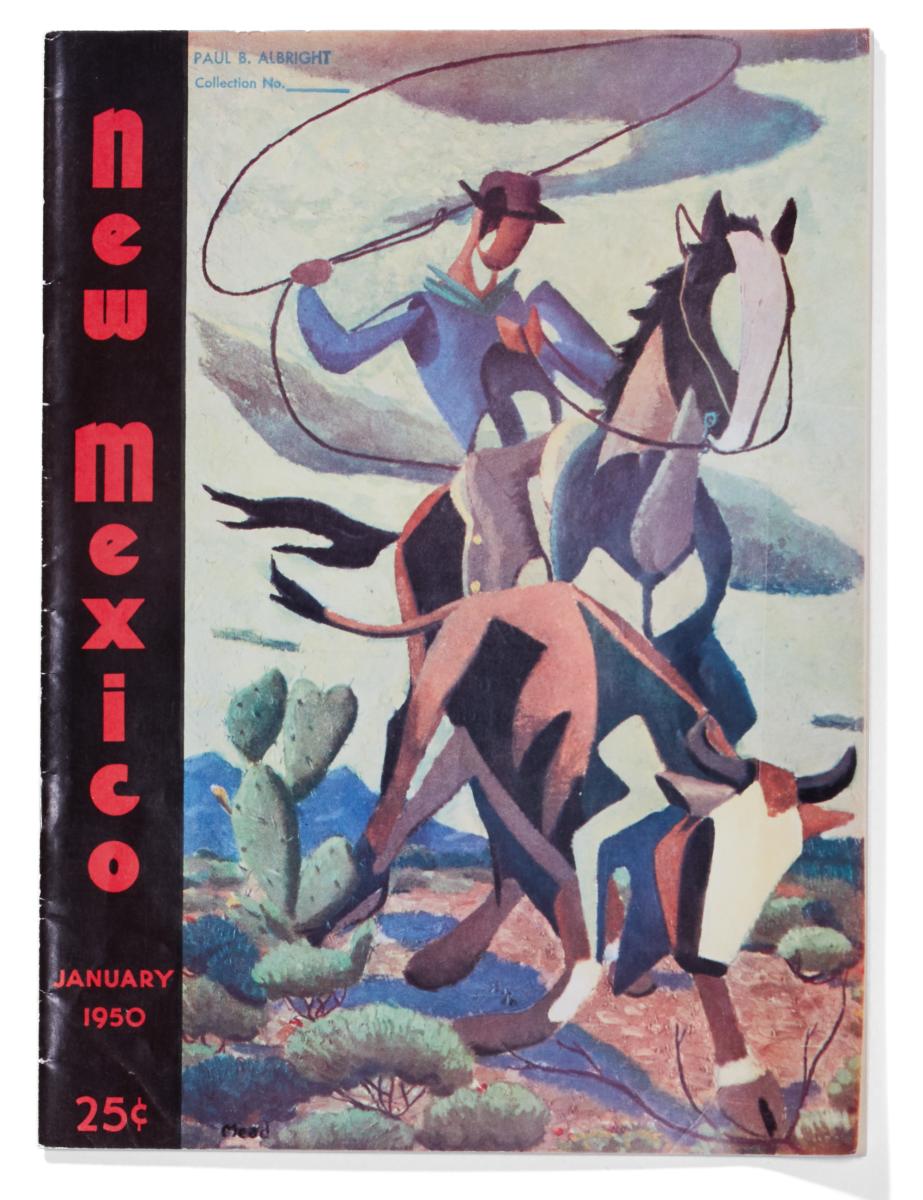 January 1950 cover for New Mexico Magazine