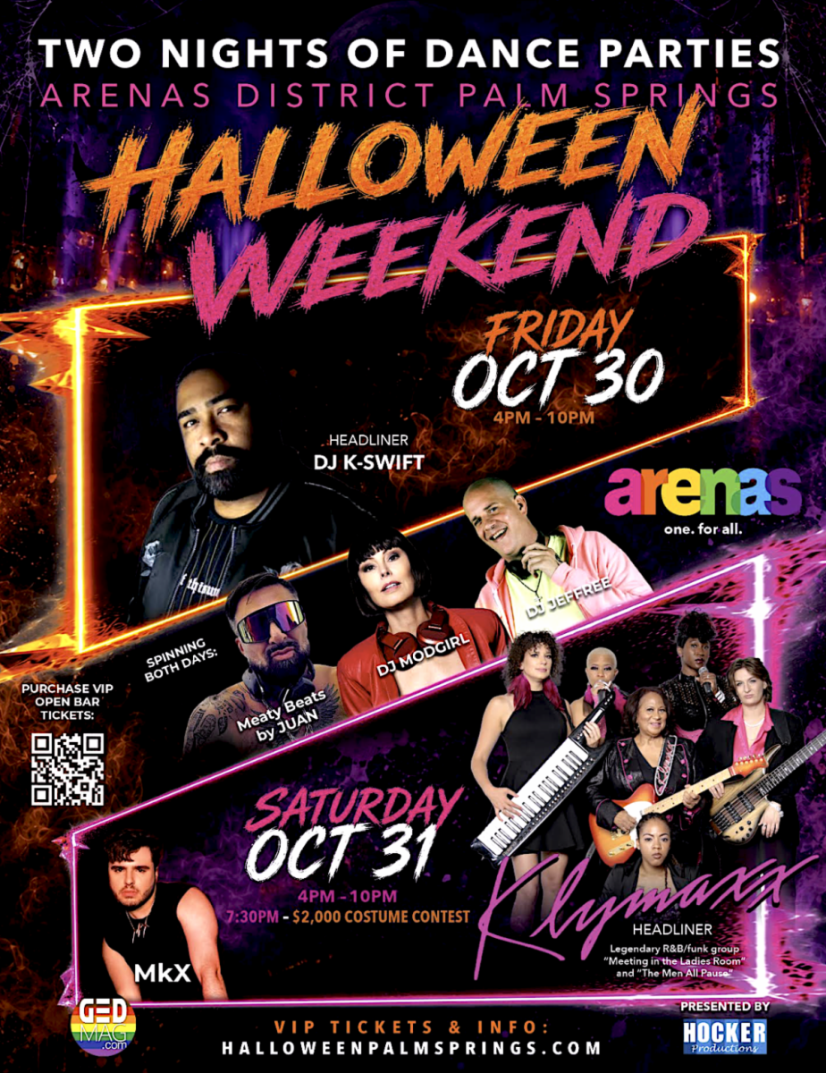 Palm Springs Haloween 2026 lineup poster
