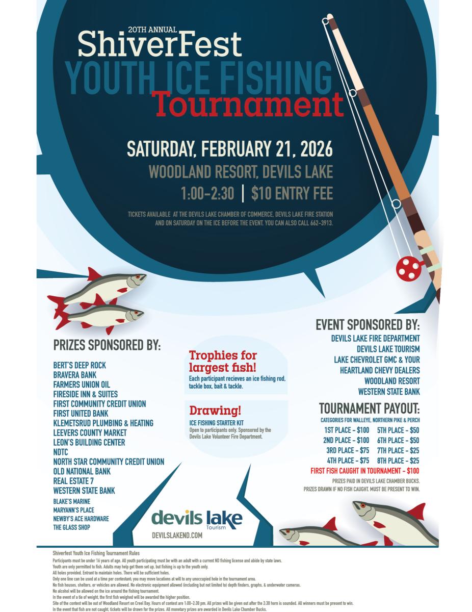 2026 Youth Ice Fishing Tournament - Shiverfest