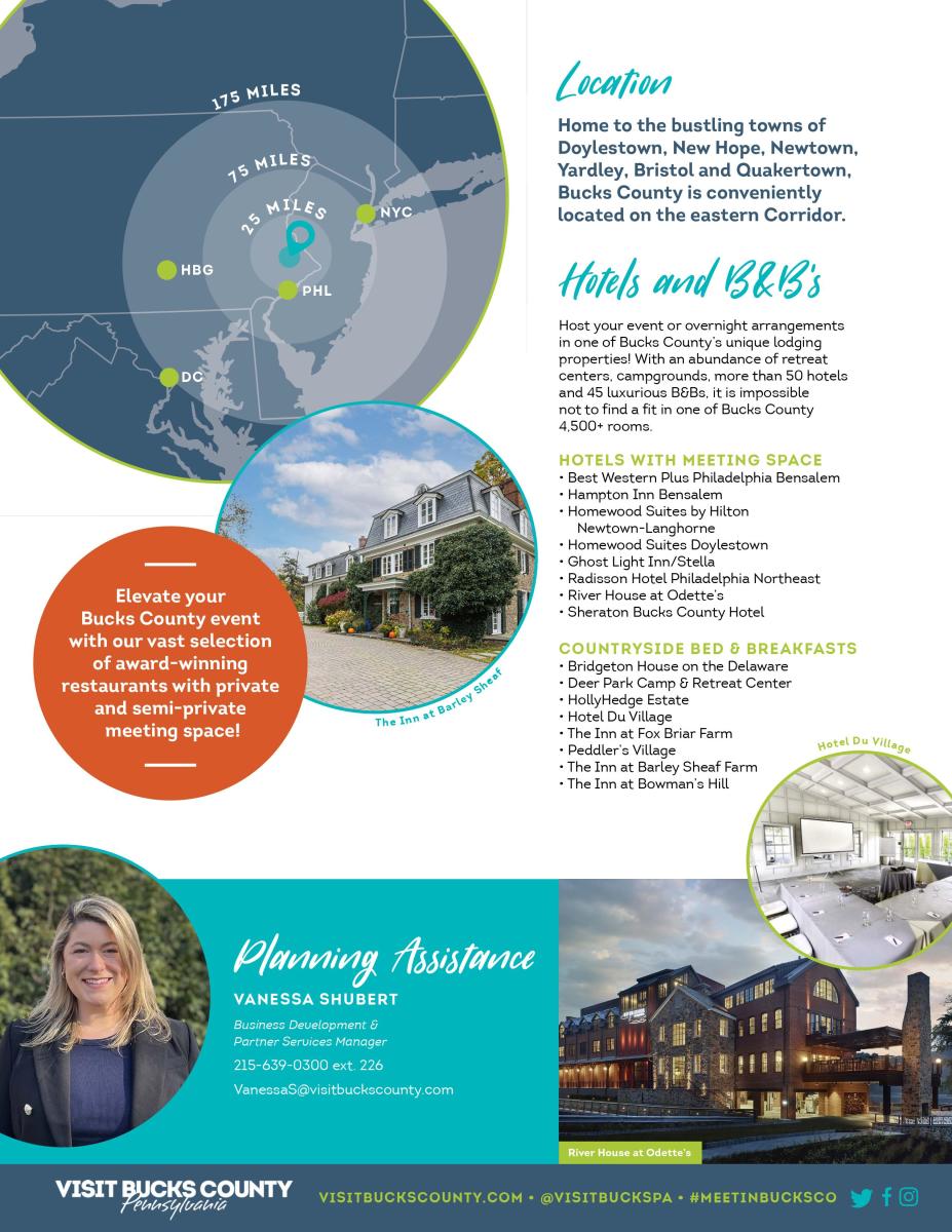 Bucks County Meeting and Event Guide