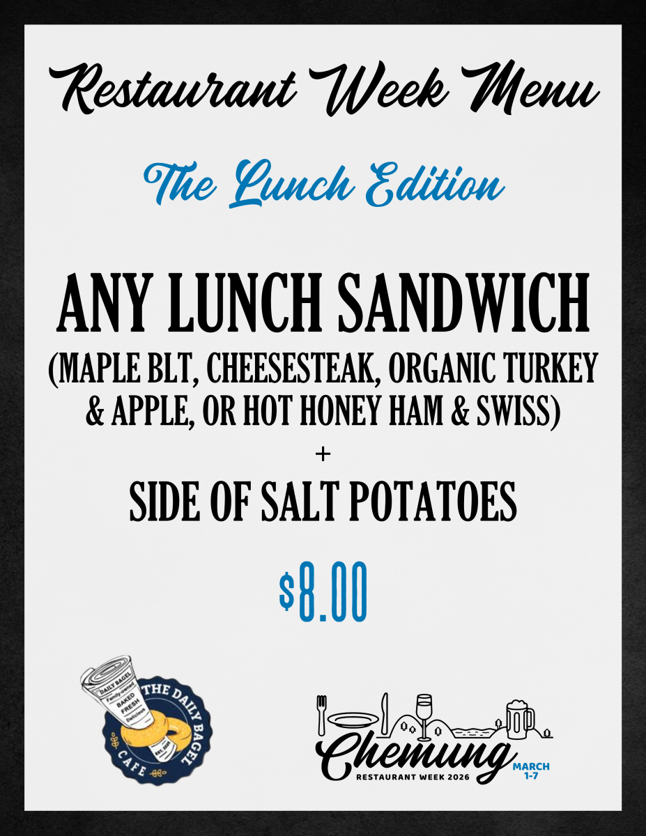 daily bagel RW menu