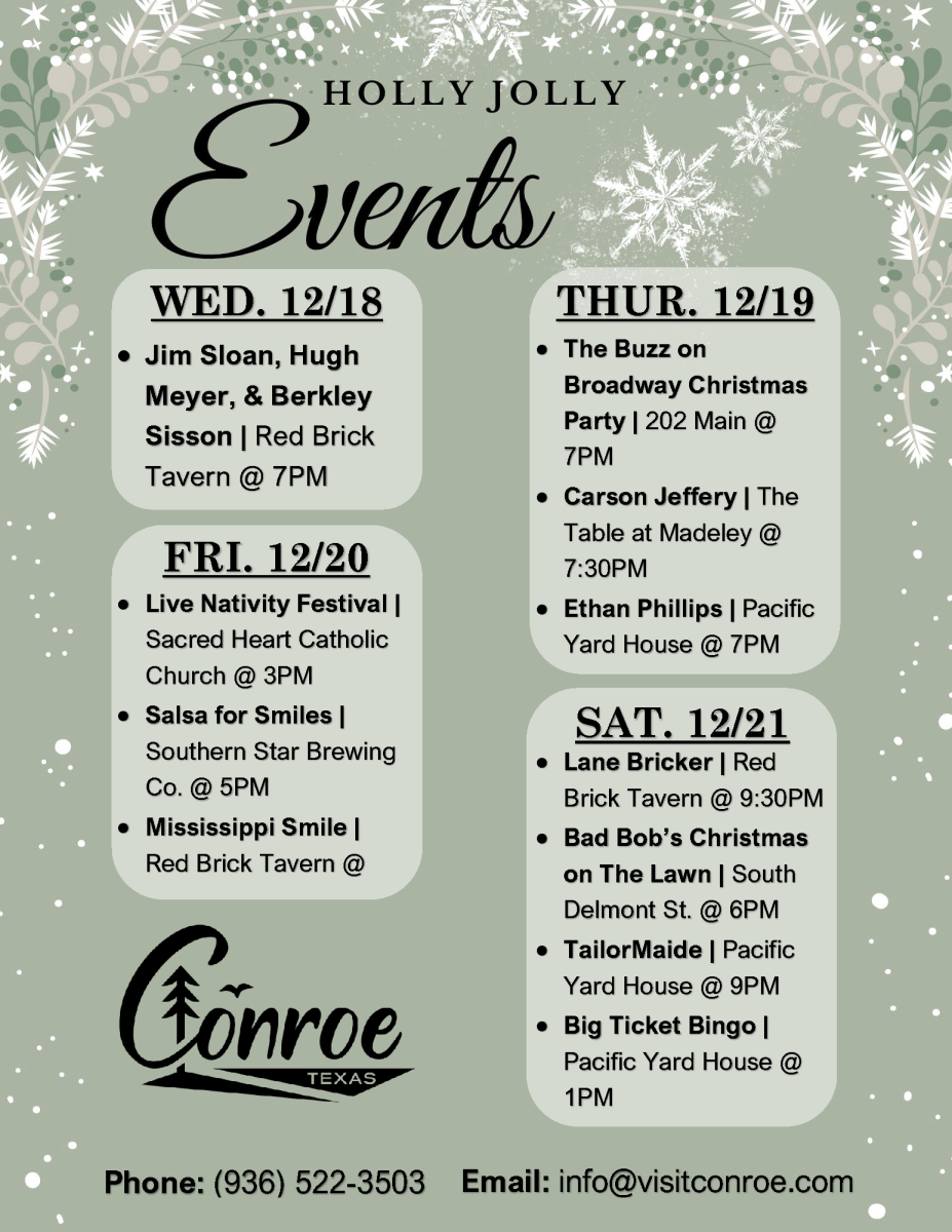 Weekly Event Flyer Dec. 18 - Dec. 21