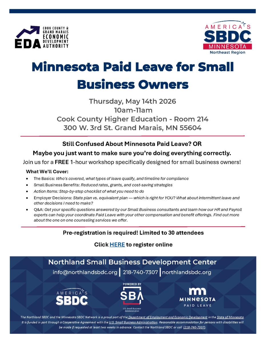 SBDC Flyer PFMLA
