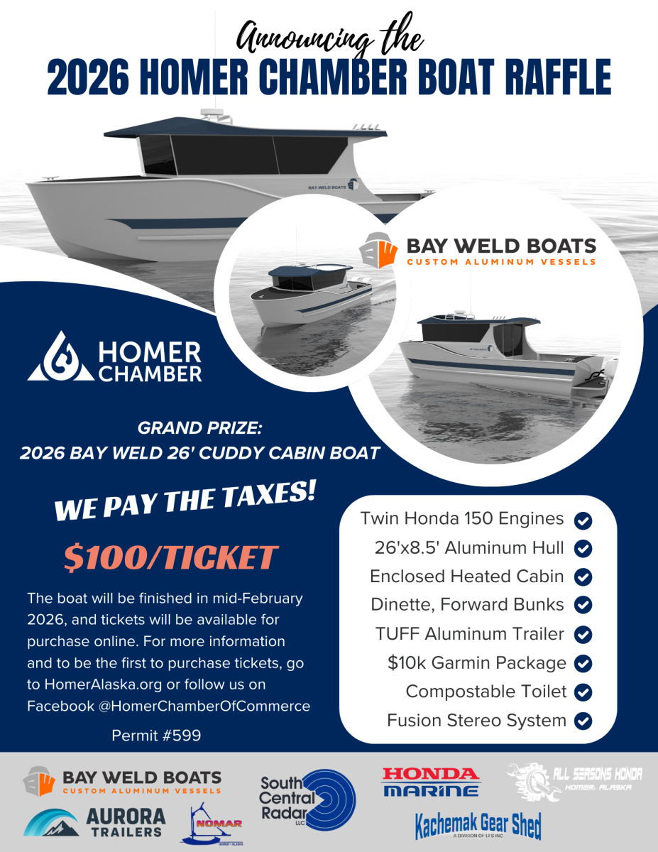 2026 Homer Chamber Boat Raffle