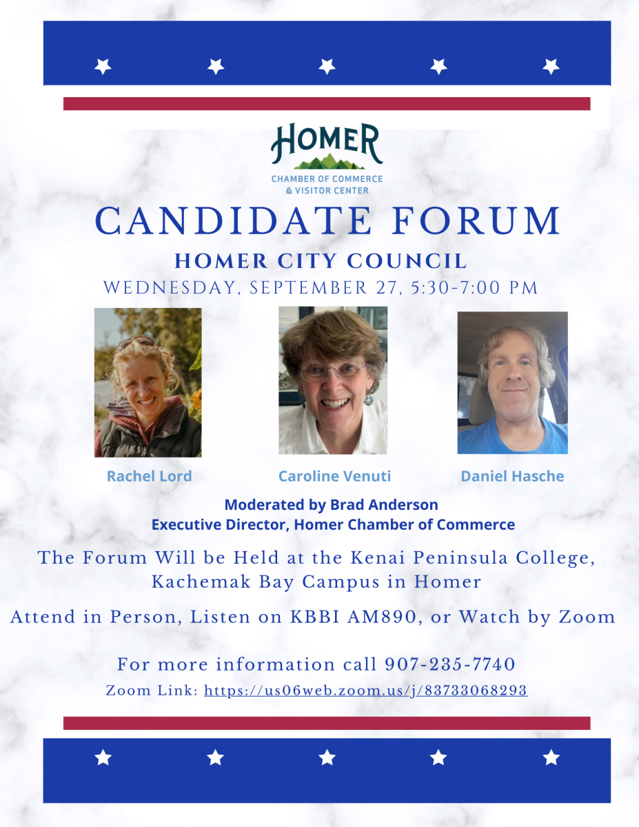 Homer City Council Candidate Forums  (8.5 × 11 in)