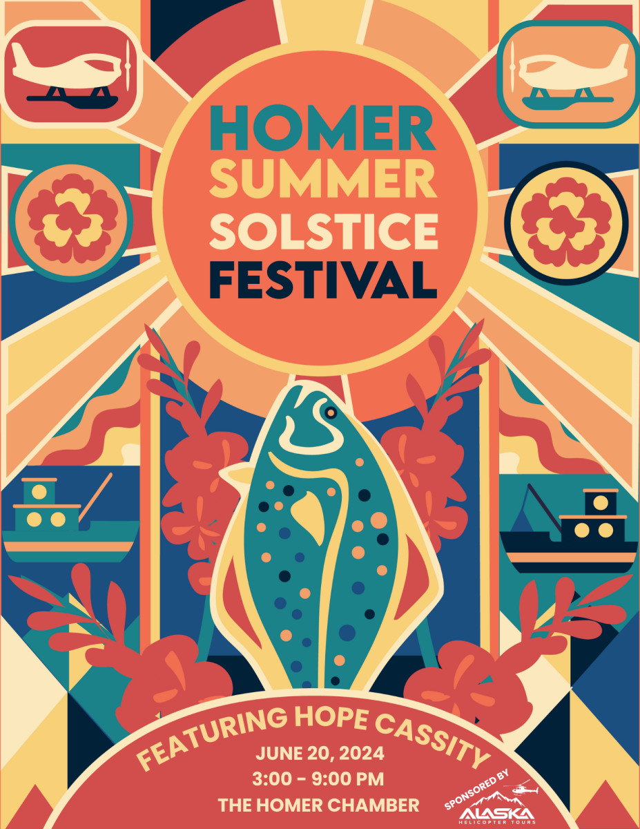 Flyer for the 2024 Homer Summer Solstice Festival
