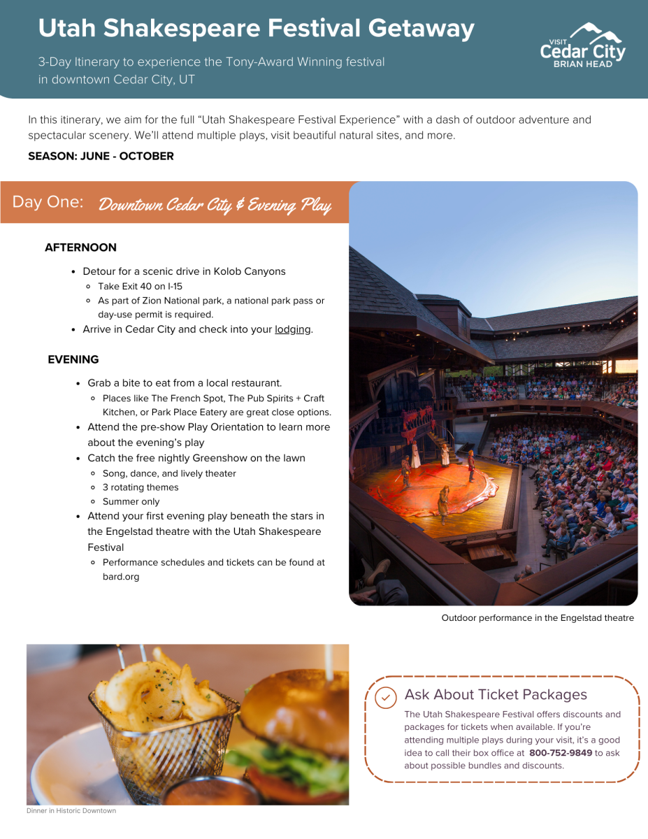 USF Itinerary Page 1