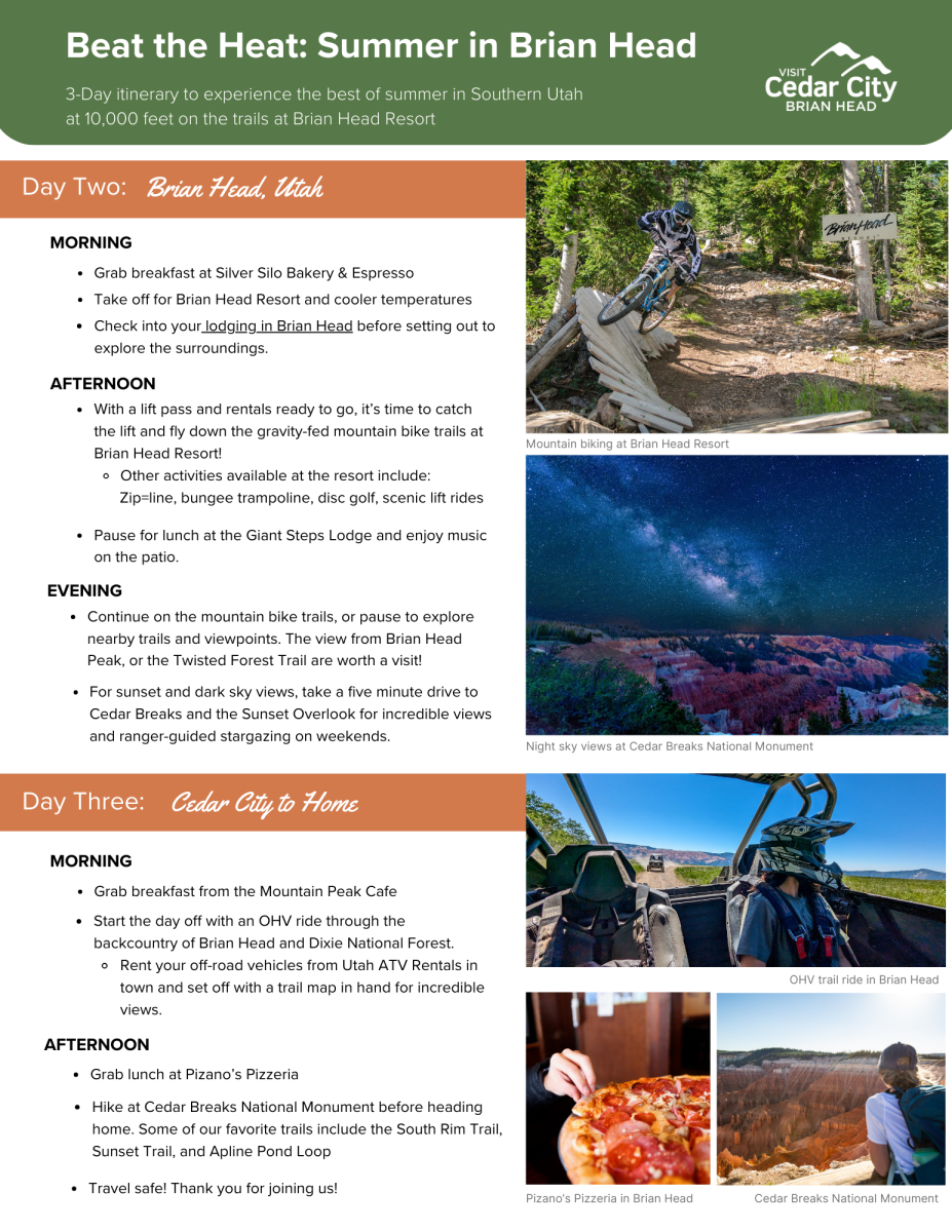 Summer in Brian Head page 2