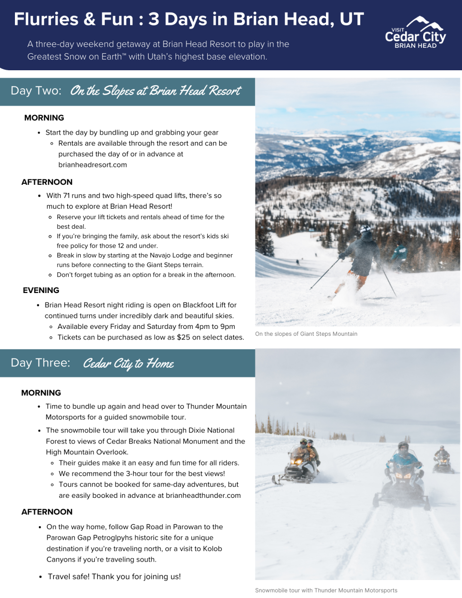Three Days at Brian Head Resort (page 2)