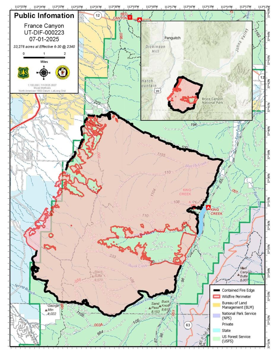 France Canyon Fire