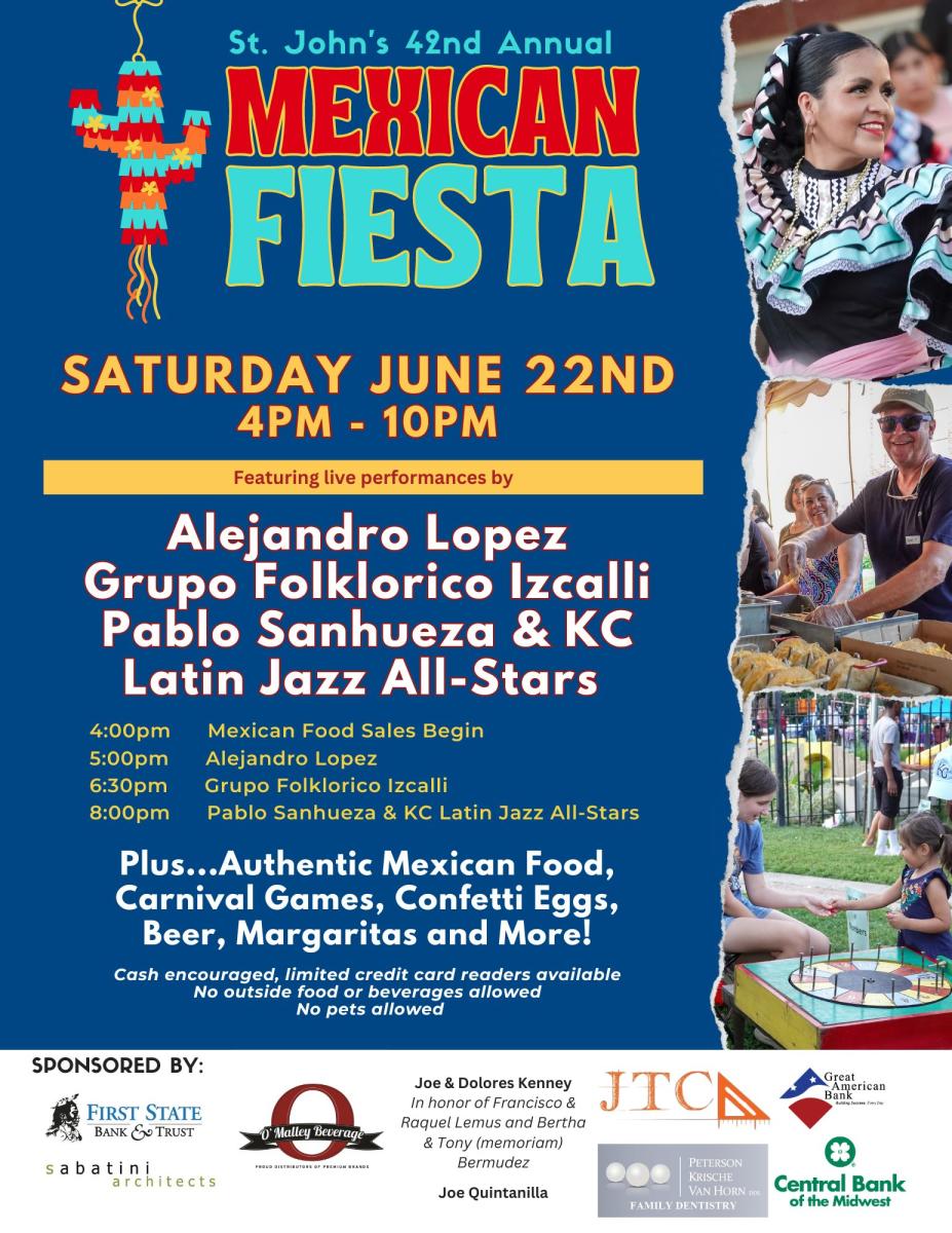 St John's Mexican Fiesta poster 2024