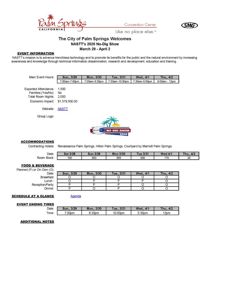 NASTT’s 2026 No-Dig Show