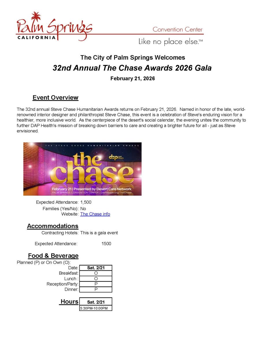 32nd Annual The Chase Awards 2026 Gala