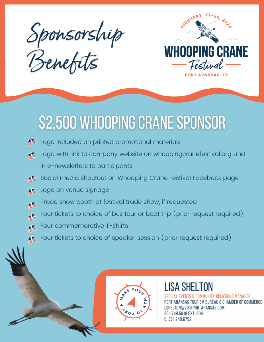 Whooping Crane Festival Whooping Crane Sponsorship