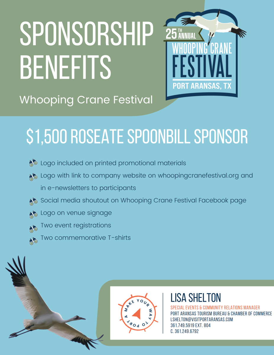 A flyer showing the benefits of a $1,500 sponsorship level