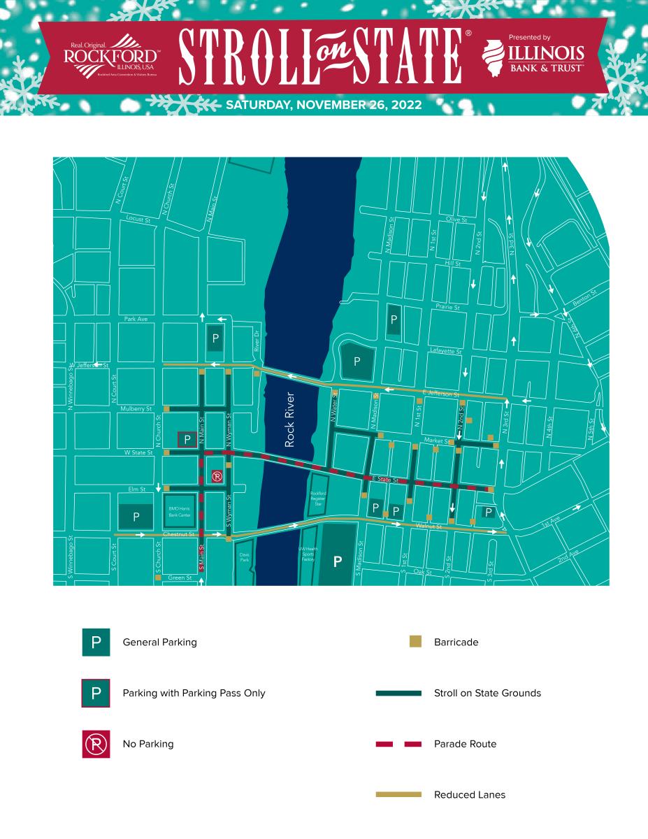 Stroll On State Parking Maps & Directions