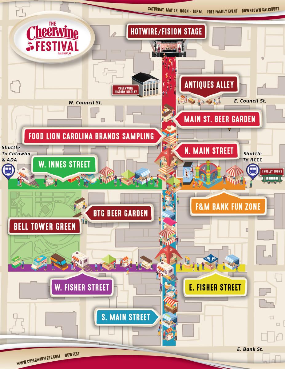 Cheerwine Festival Map 2024