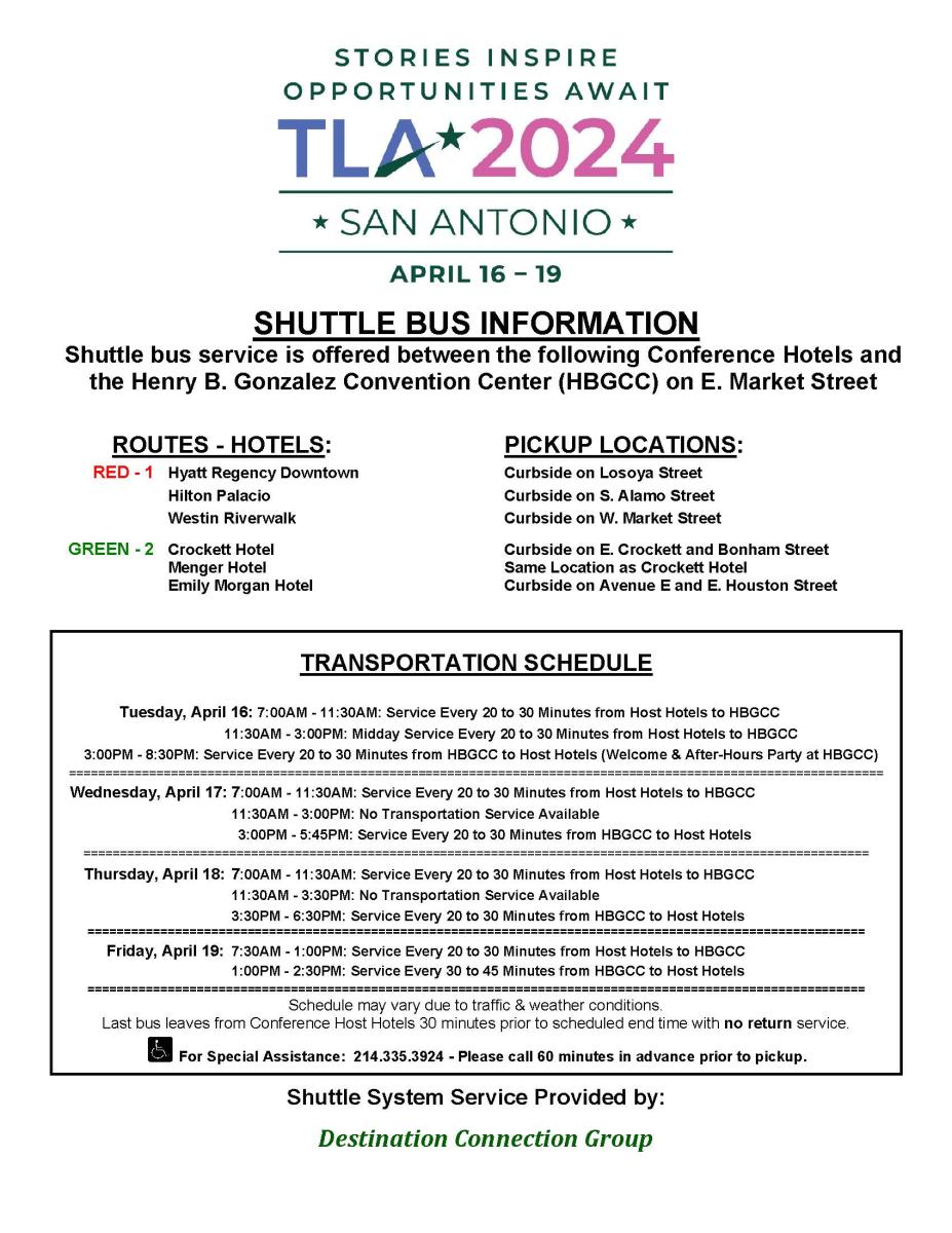 TLA Shuttles