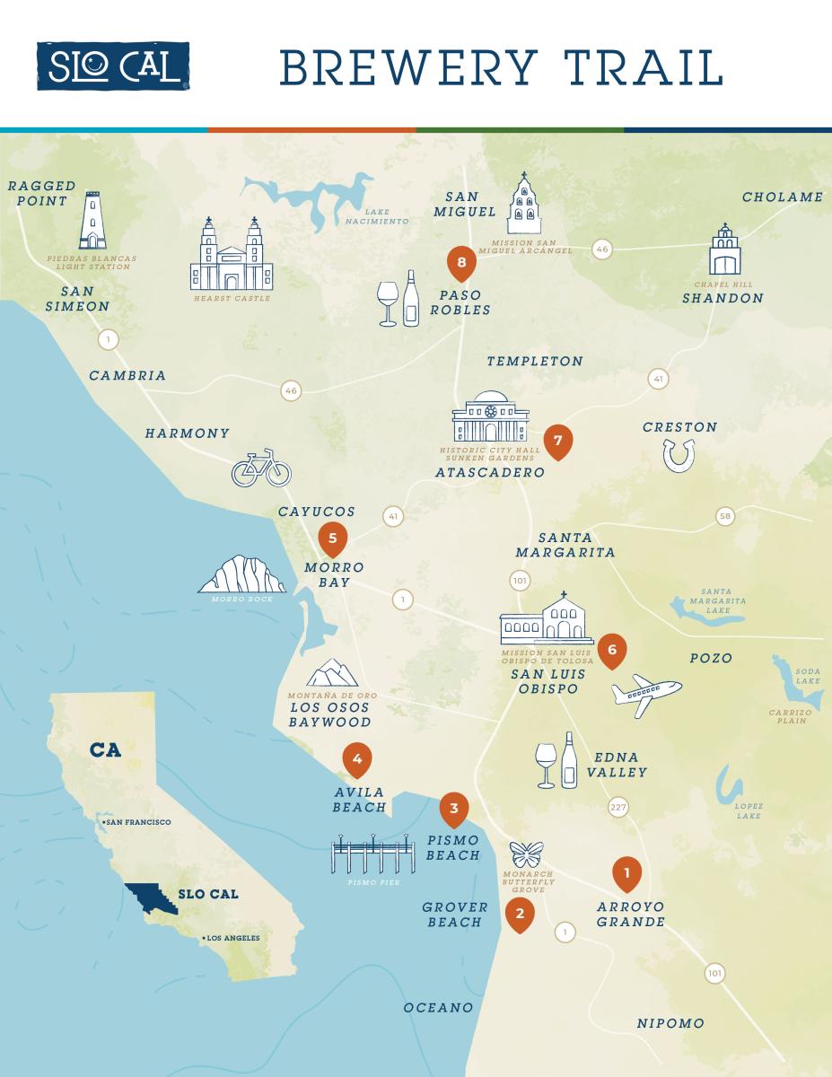 SLO CAL Breweries San Luis Obispo County Beer Trail