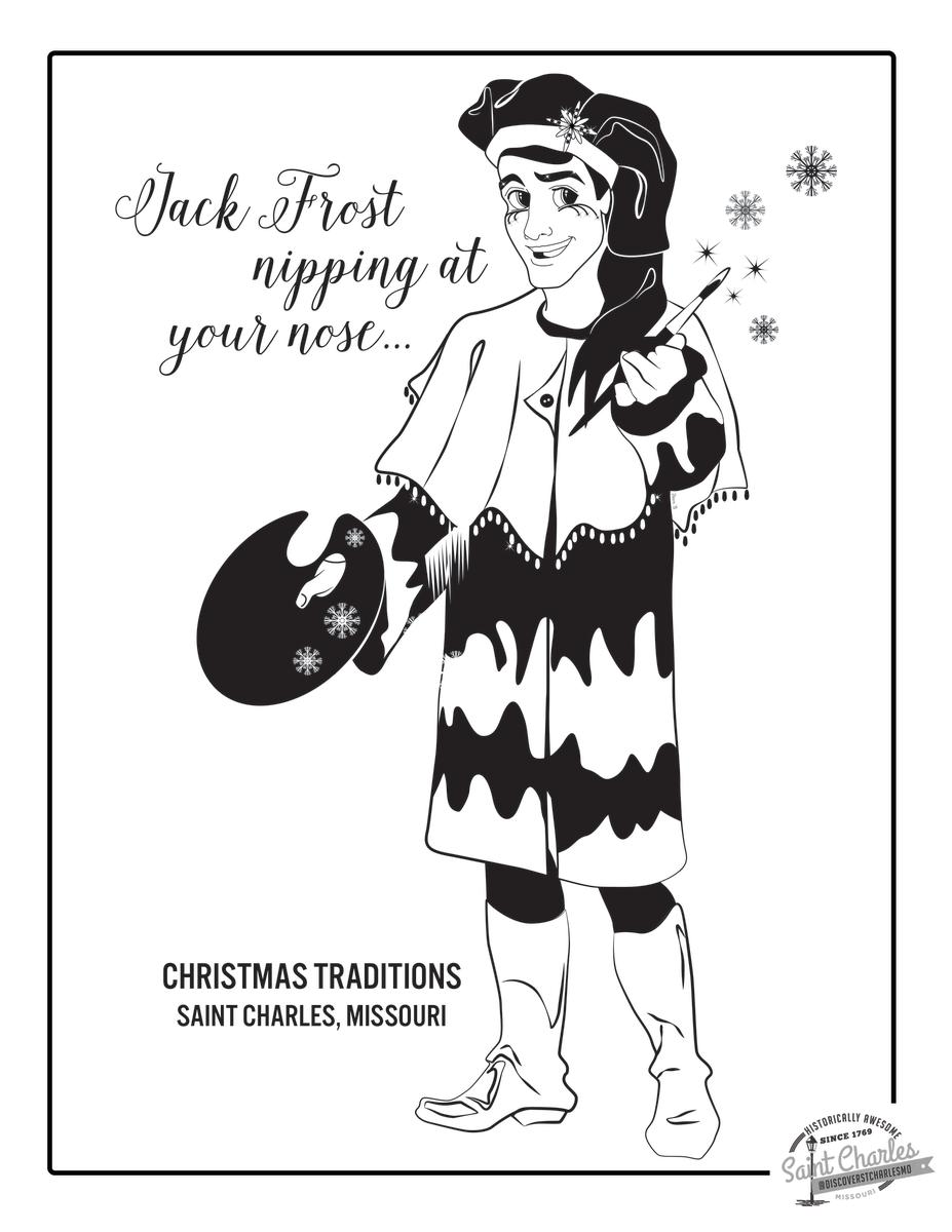 Jack Frost Coloring Sheet