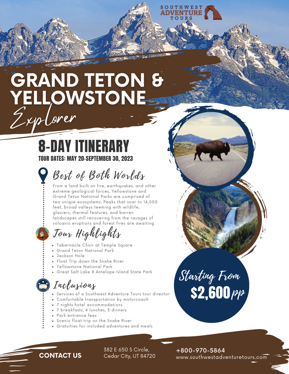 Grand Teton and Yellowstone Explorer Group Tour