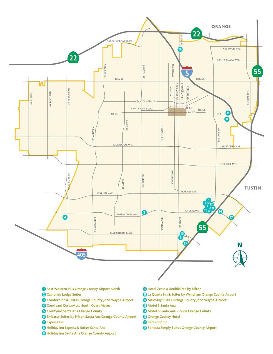 Tourism Marketing District Map