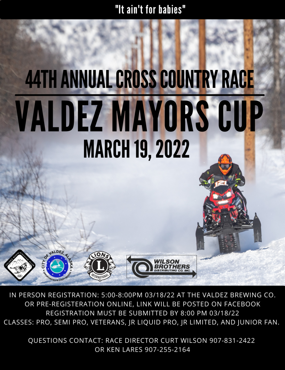 Mayor's Cup Snowmachine Race Discover Valdez