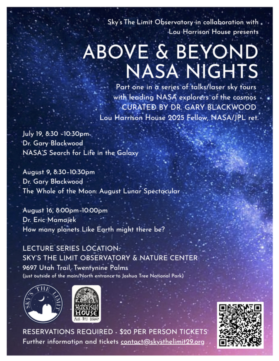 Above & Beyond NASA Nights at Sky's The Limit Observatory