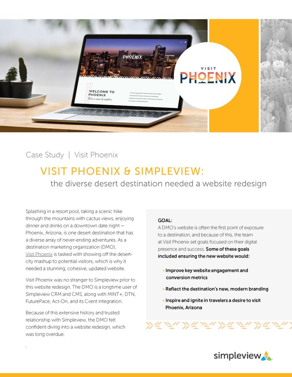 Visit Phoenix Case Study page 1