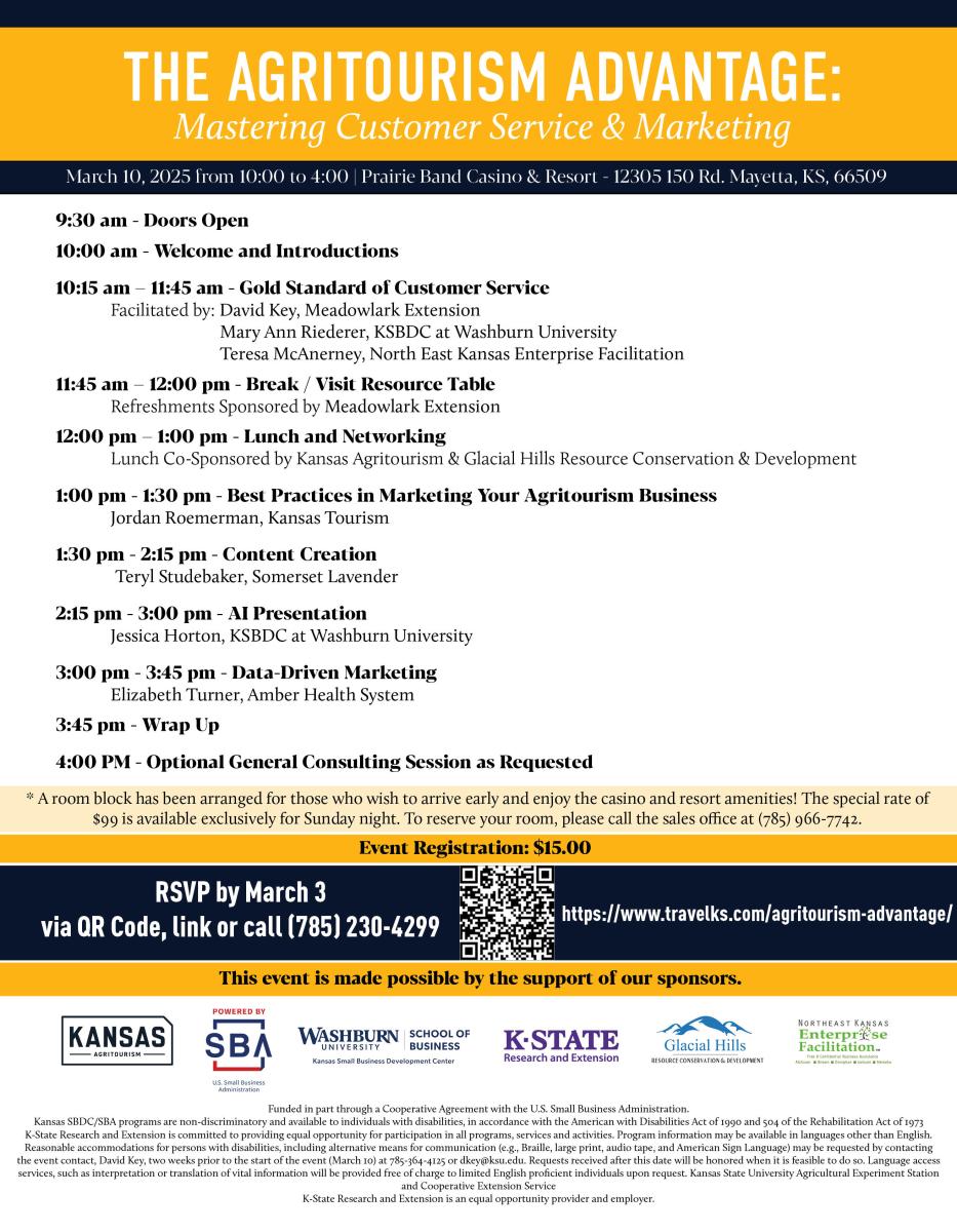 Agritourism Advantage Agenda