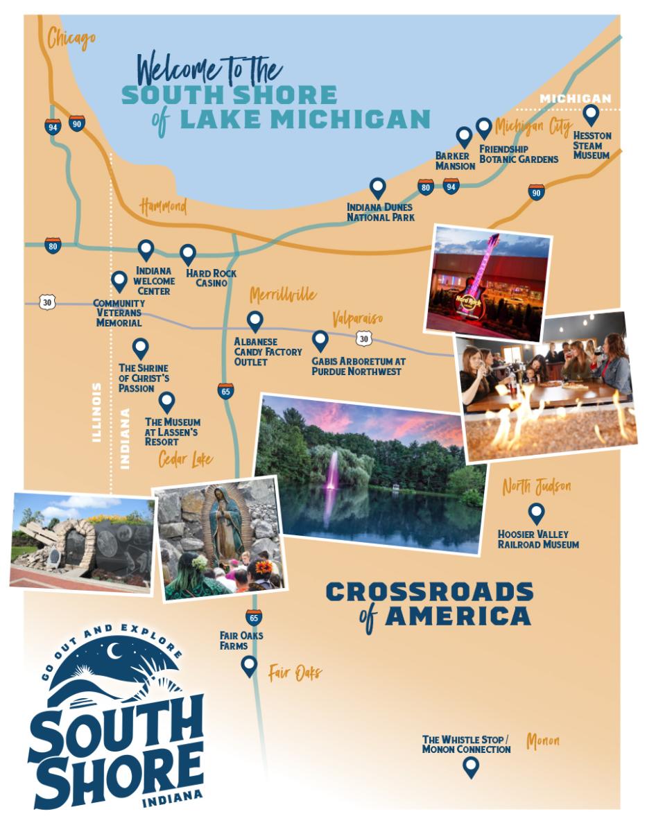 Group Tour Attractions Map