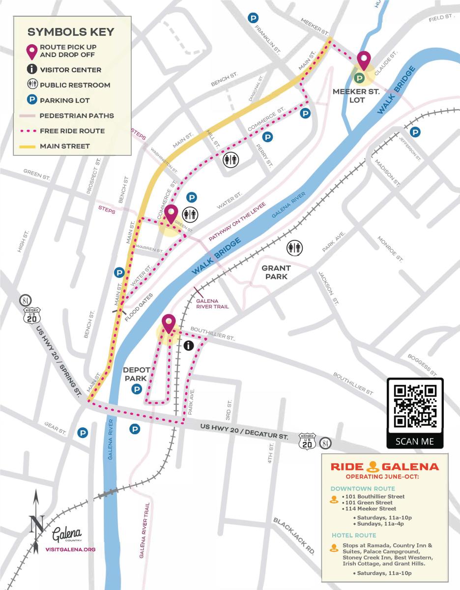 Ride Galena 2023 Map