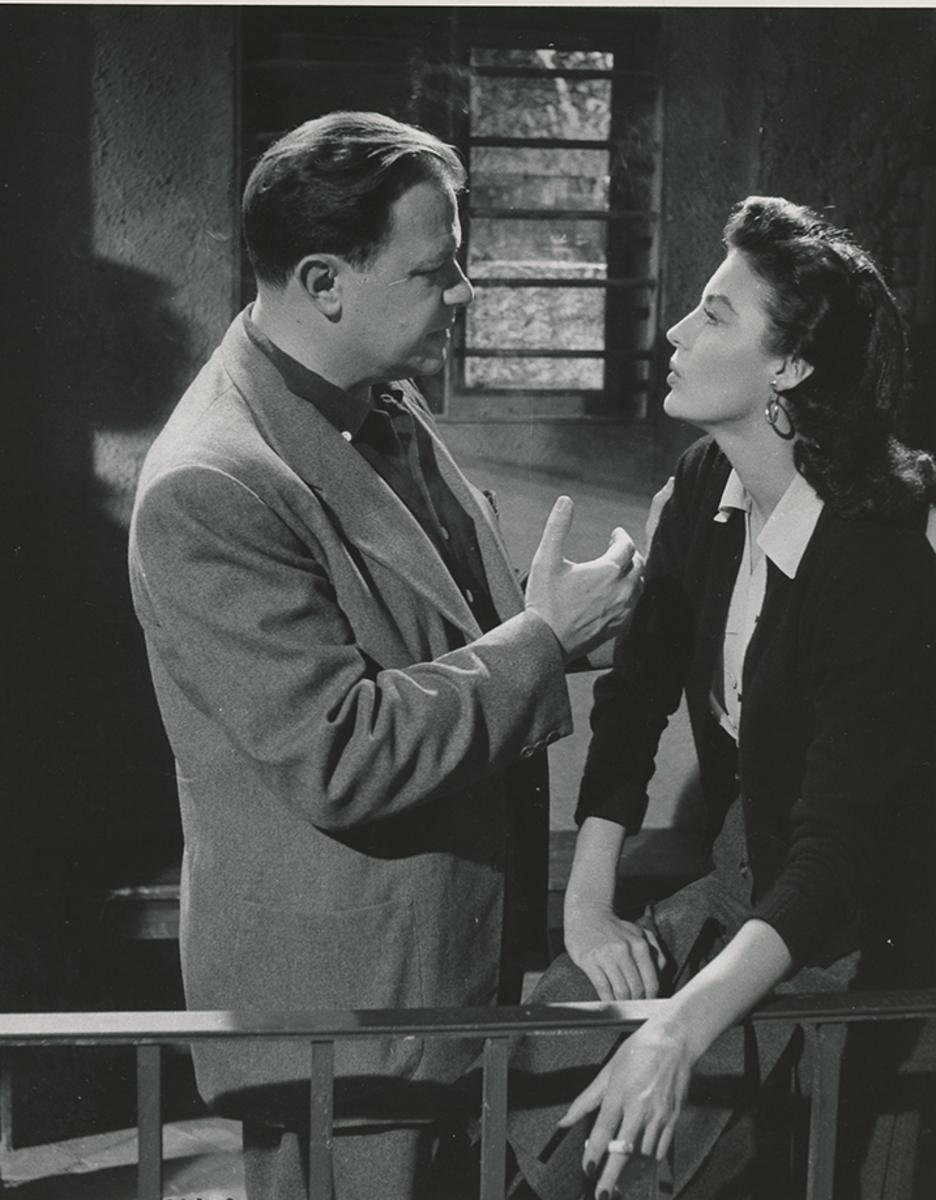 Mankiewicz and Ava on Barefoot Contessa