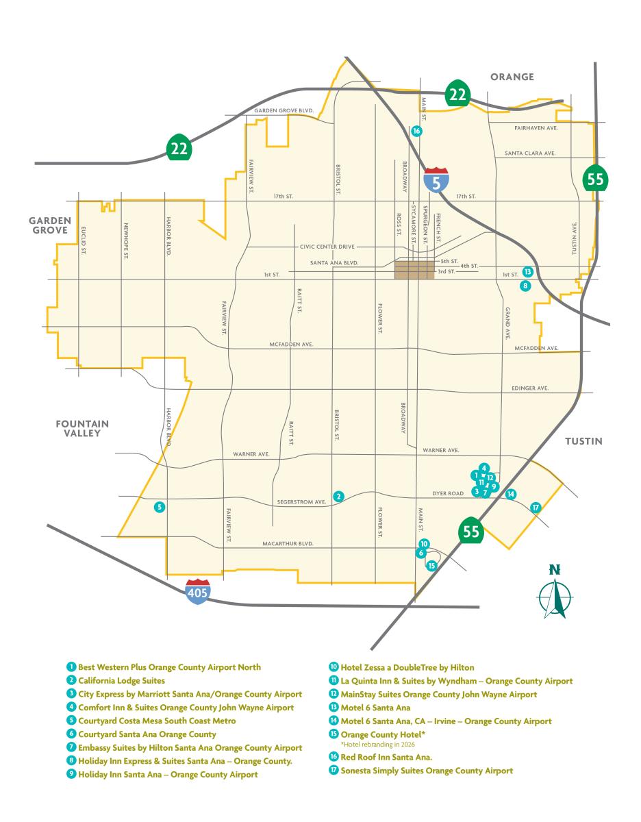 Tourism Marketing District Map 2026