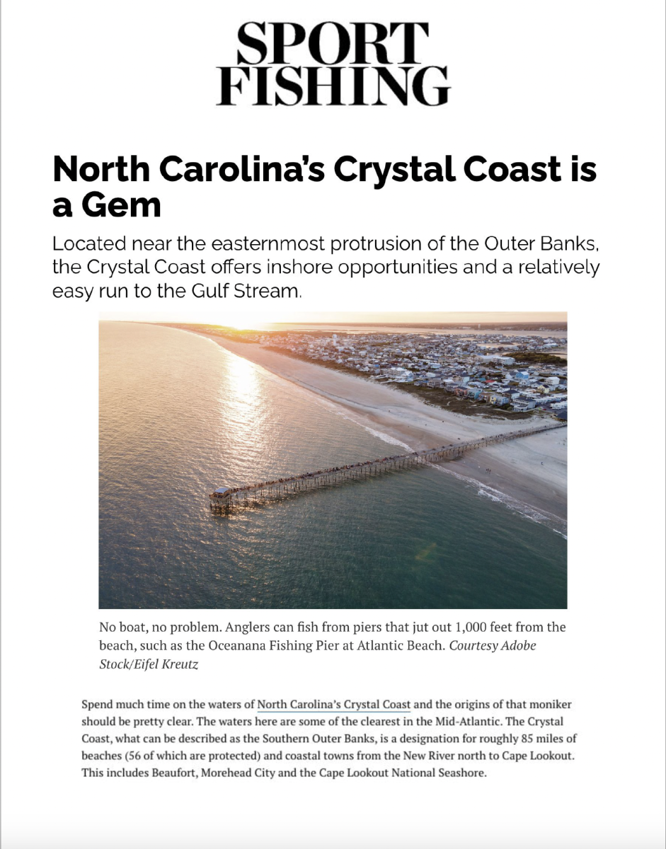 Sport Fishing Crystal Coast is a Gem Cover