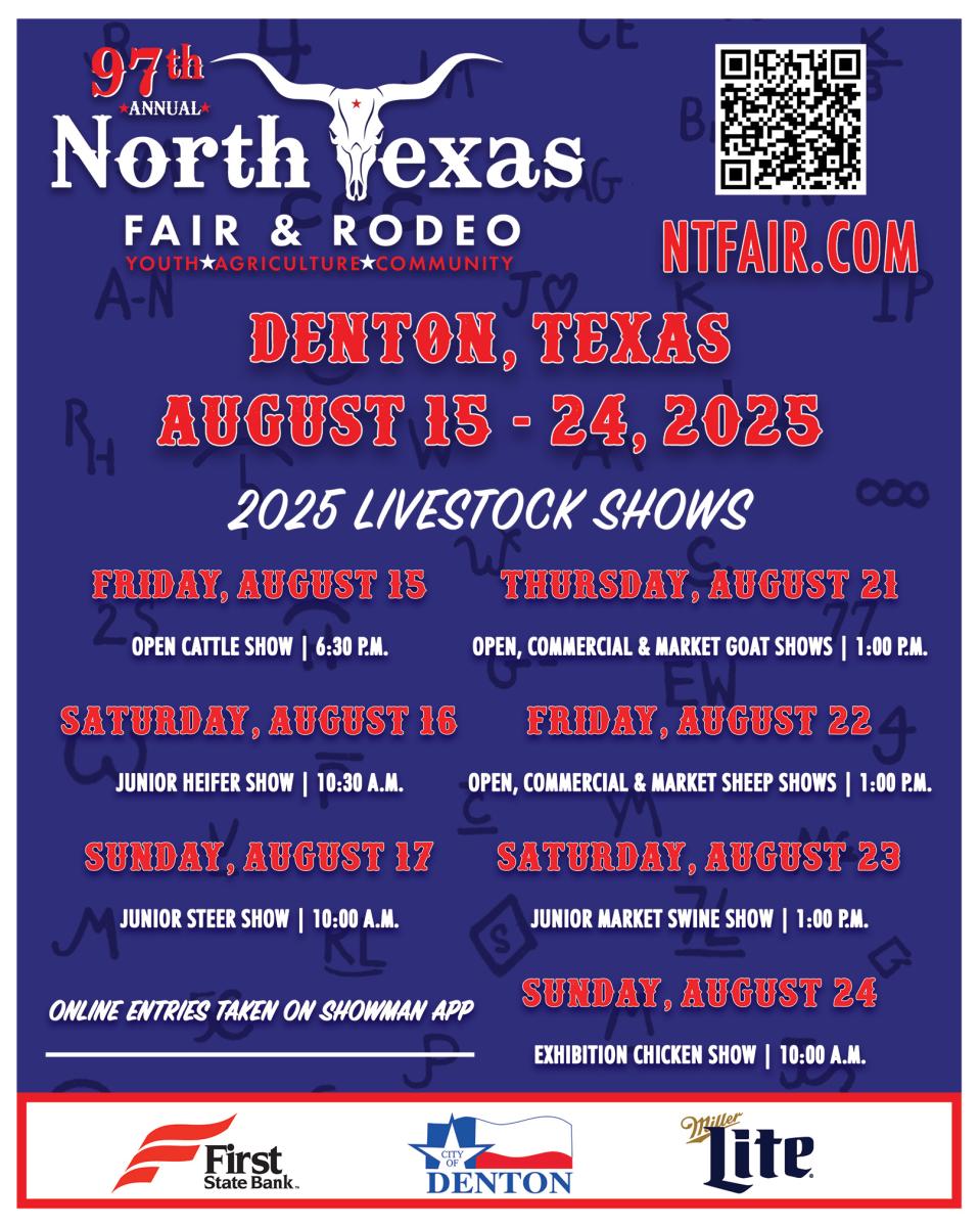 2025 NTFR Livestock Flyer