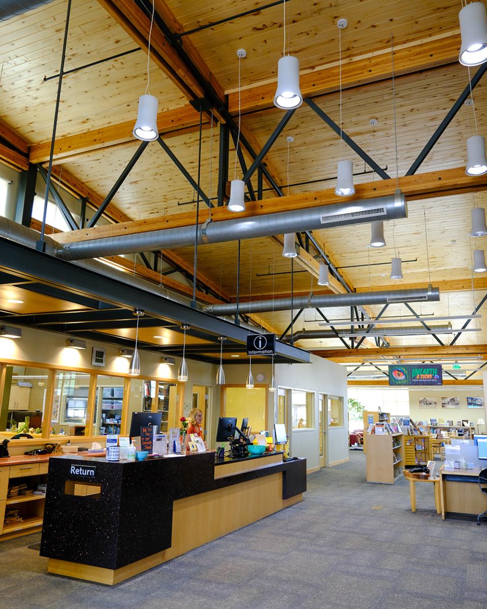 Granby Library Lobby