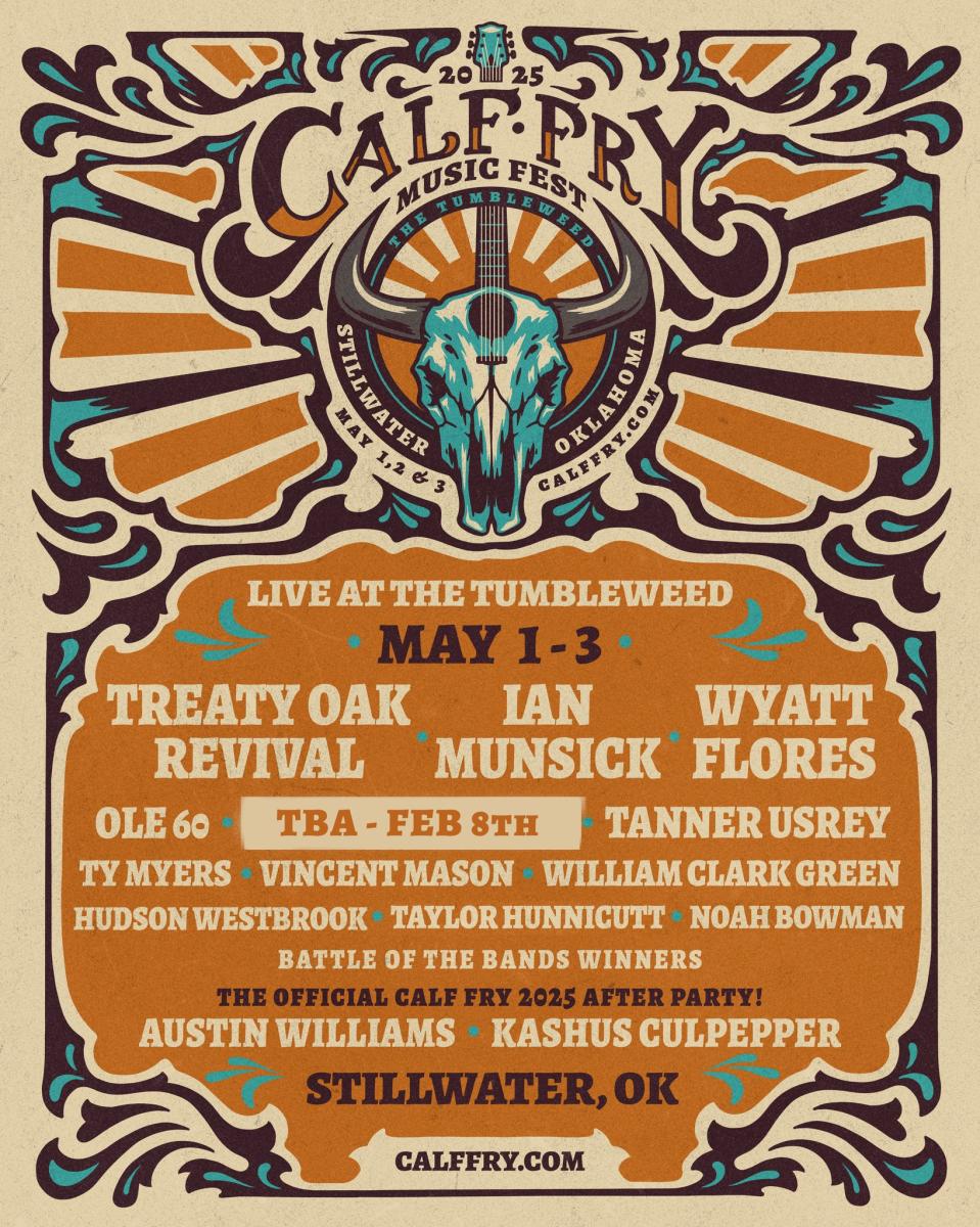 2025 Calf Fry Line up